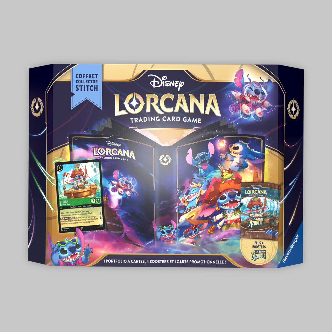 Coffret collector Stitch Lorcana - La Mer Azurite