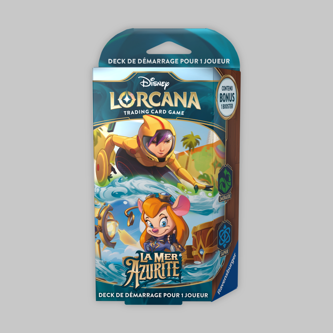 Deck Go Go Tomago & Gadget Lorcana - La Mer Azurite